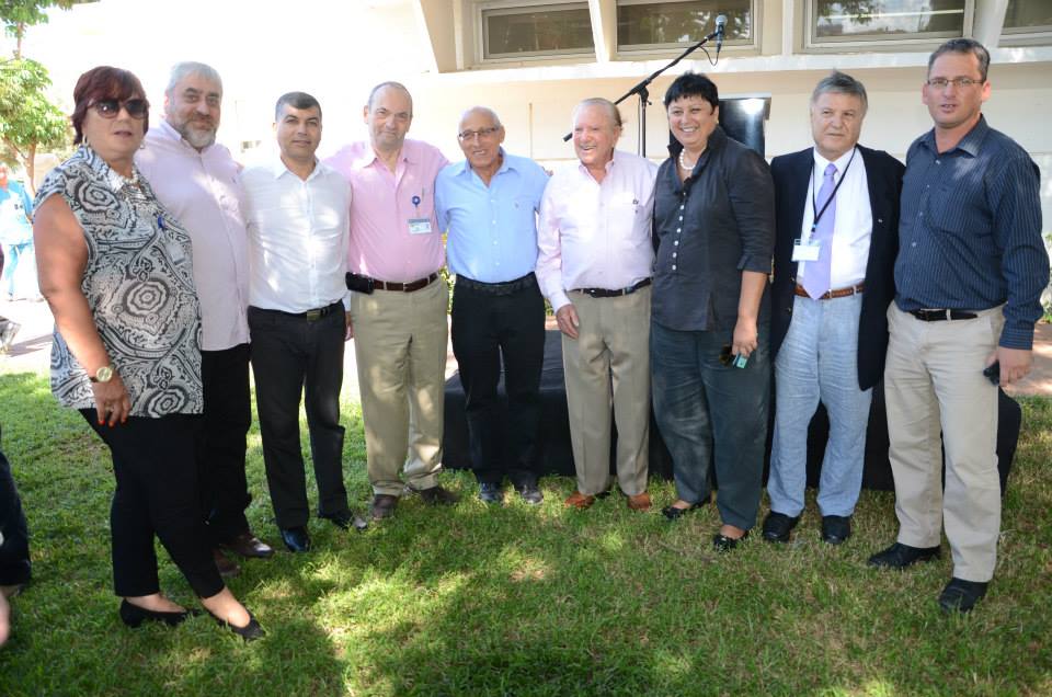 טקס הנחת אבן פינה בית חולים לילדים- וולפסון